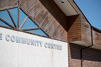 Outdoor view of a community centre
