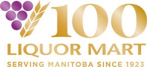 Liquor Mart 100 Years logo